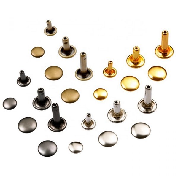 Rivet Fasteners Brass Double Cap - Image 2