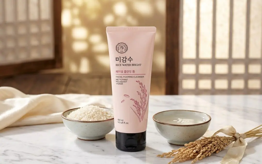 The face shop rice water bright cleansing foam – 150ml