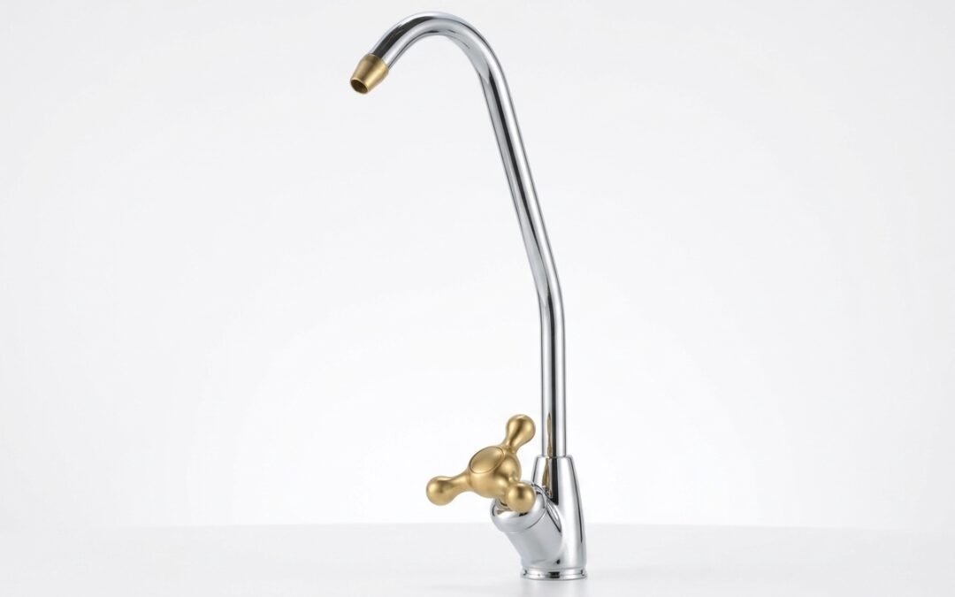 Modern Pure Water Three Forks Single Faucet Kitchen Tap 304 Stainless Steel, Brass, Zinc alloy