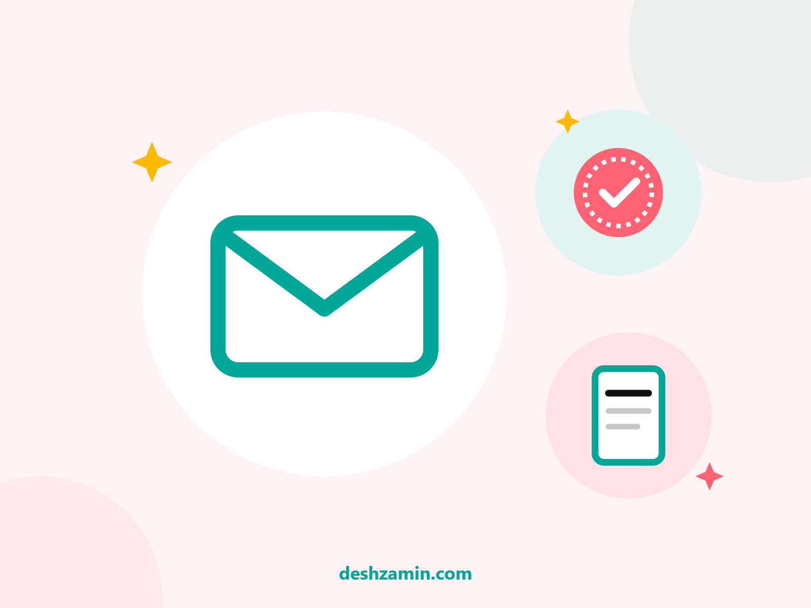 Envelope with an official seal and a document, illustrating requests from government agencies to Desh Zamin